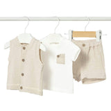 Beige & White Summer Outfit