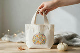 Liberty of London pumpkin trick or treat bag in beige