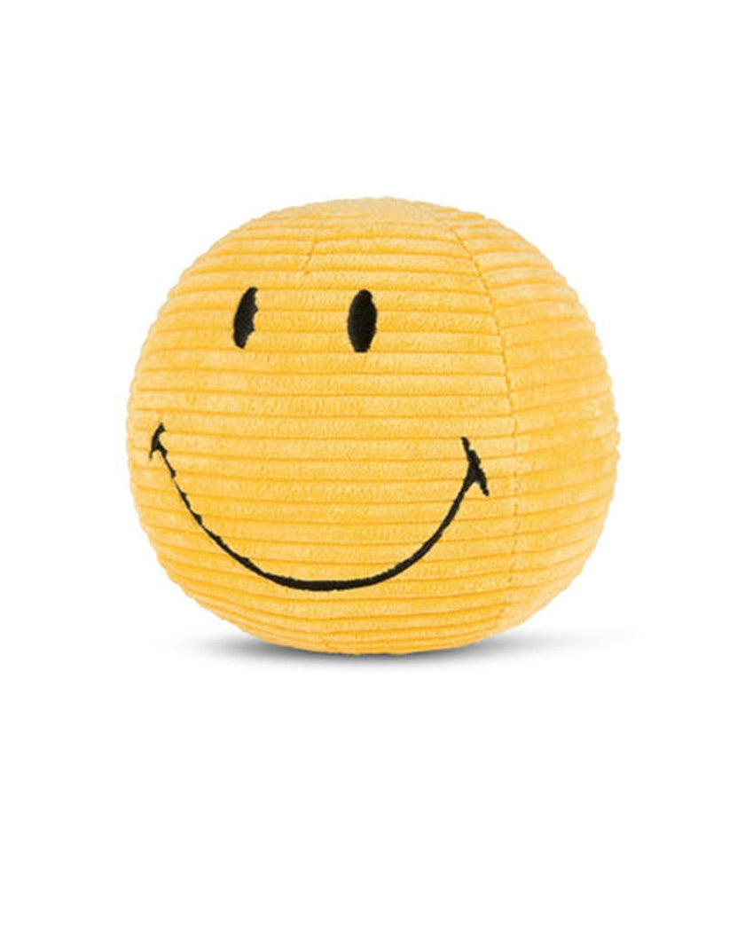 Plush Smiley Corduroy Yellow 5"