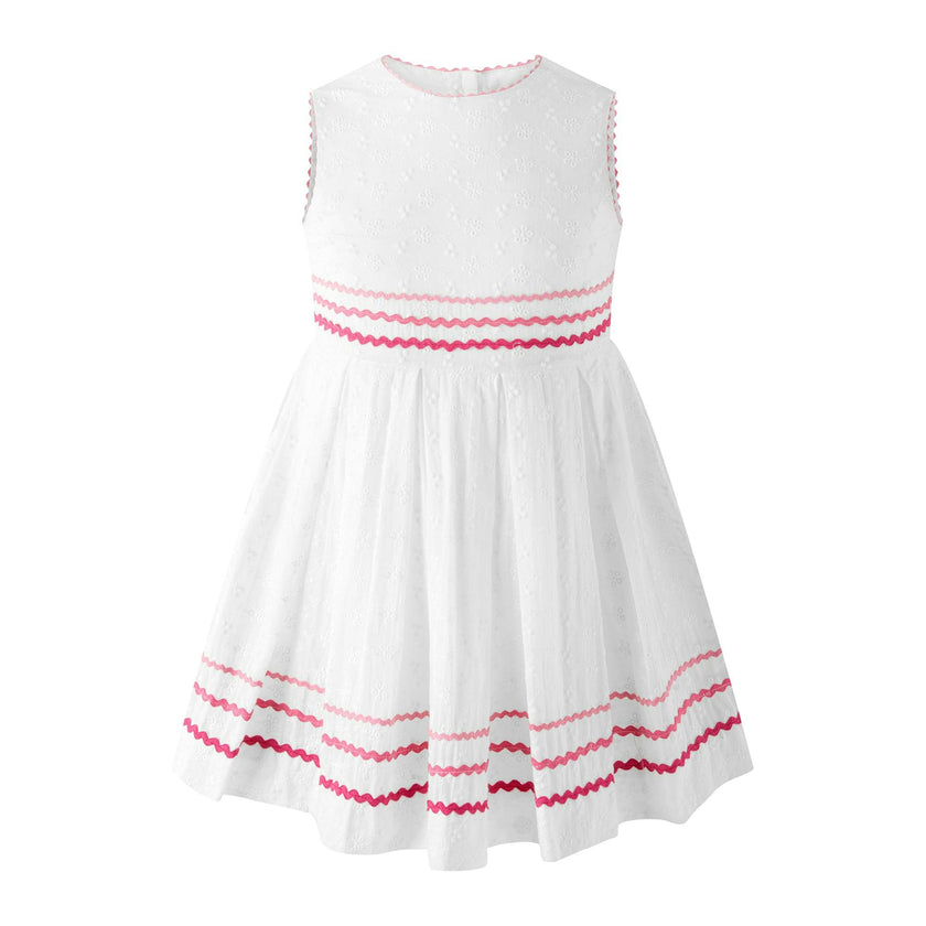 Eyelet Ric Rac Dress