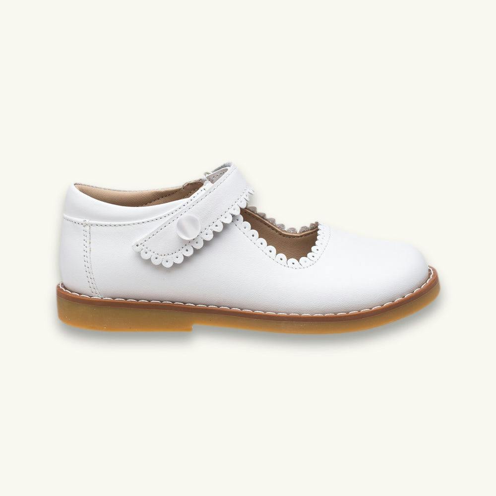 Mary Jane | White Leather