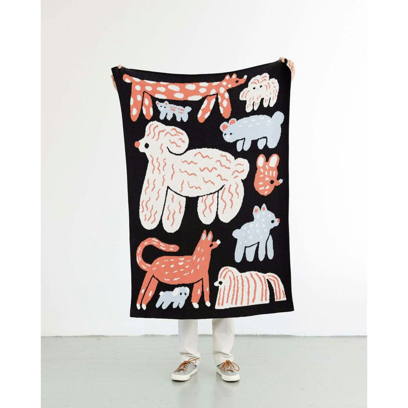 Bow Wow Knit Midi Blanket