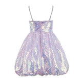 Lavender Haze Gems Bubble Dress