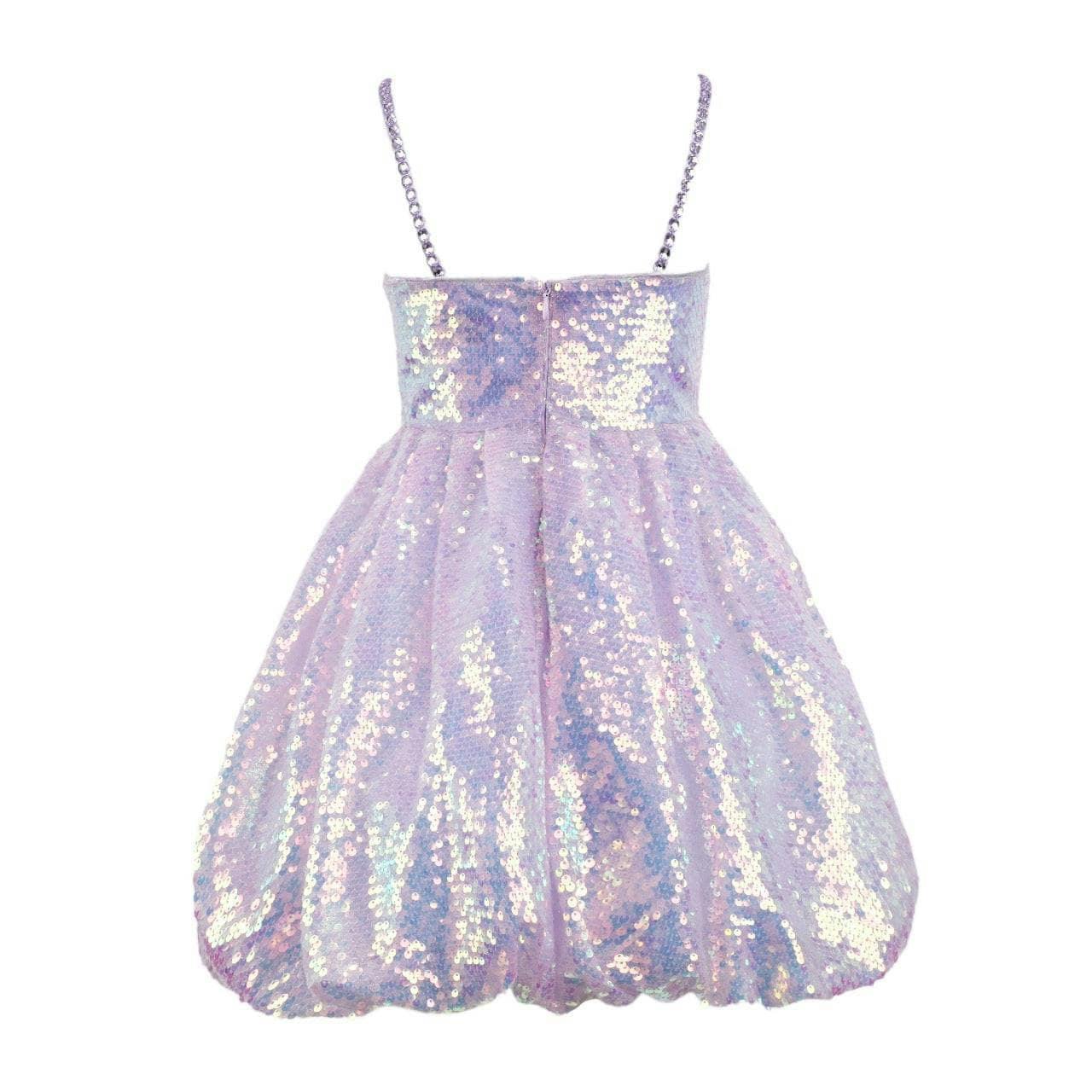 Lavender Haze Gems Bubble Dress