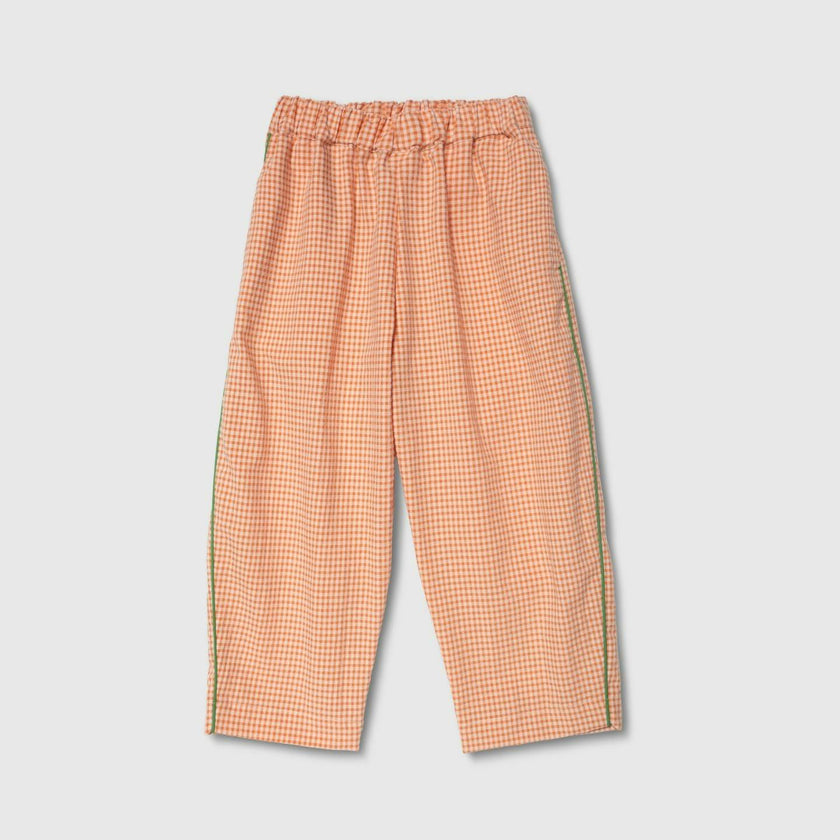 Friday Pant in Orange Gingham