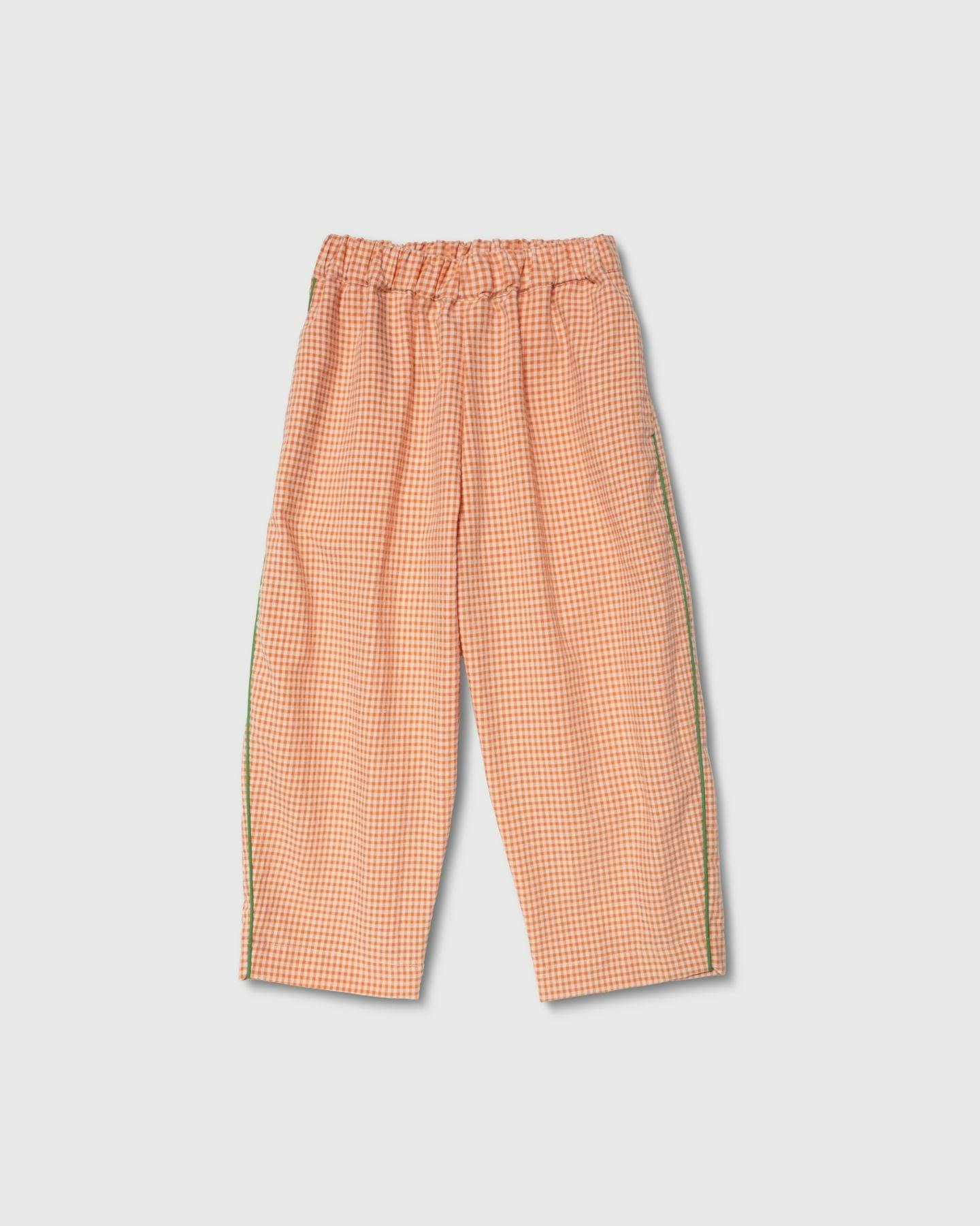 Friday Pant in Orange Gingham