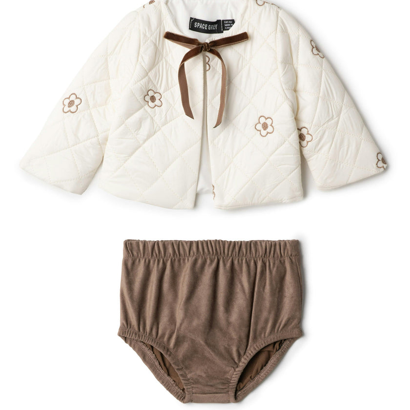 Contrast 2Pc Set Cream