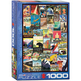 Travel USA Vintage Posters - 1000 PC Puzzle