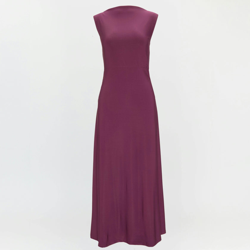The Sloane Dress - Aubergine