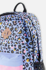 Little Girl Leopard Practical Spacious Durable Backpack
