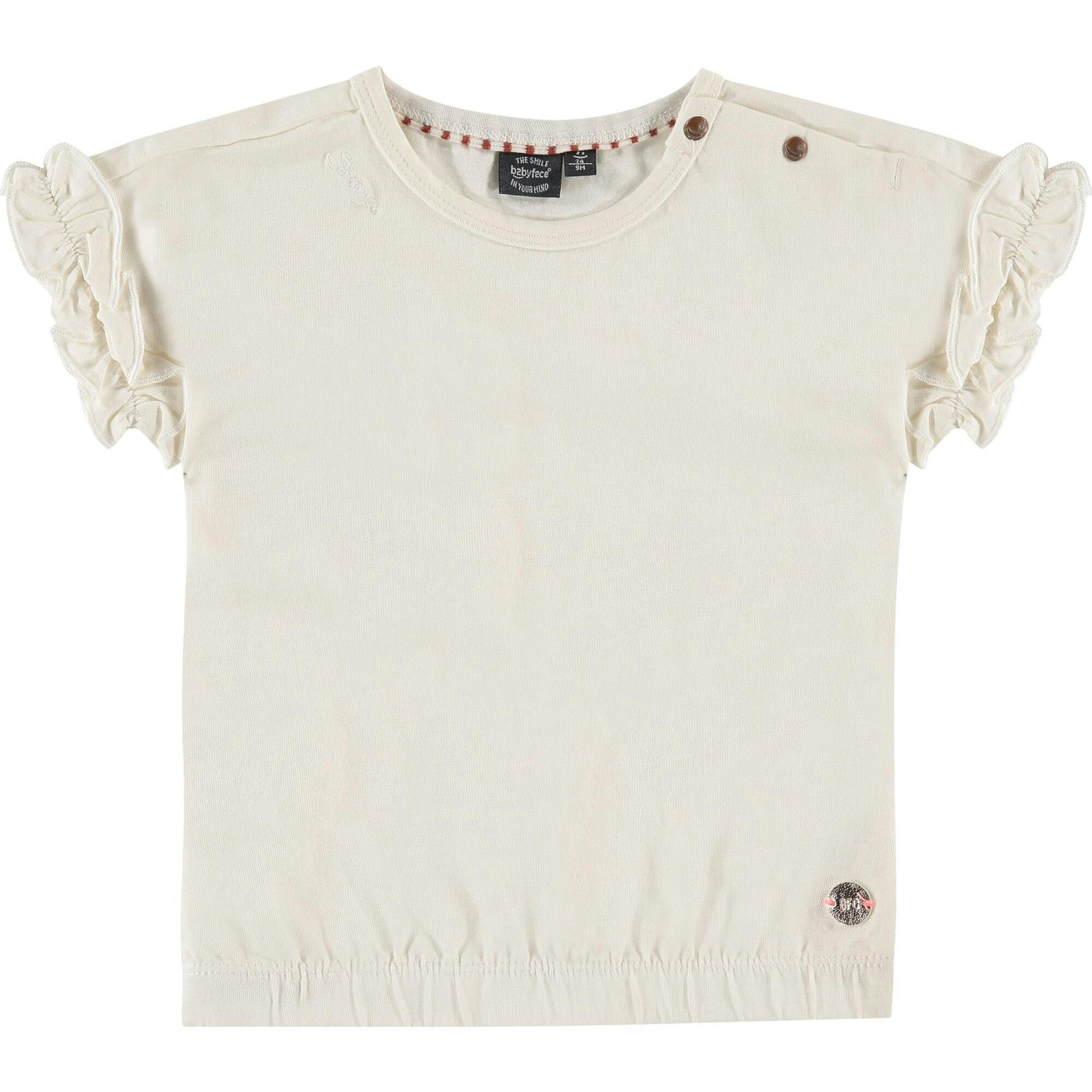 Flutter Sleeve Cinched Waist T-Shirt
