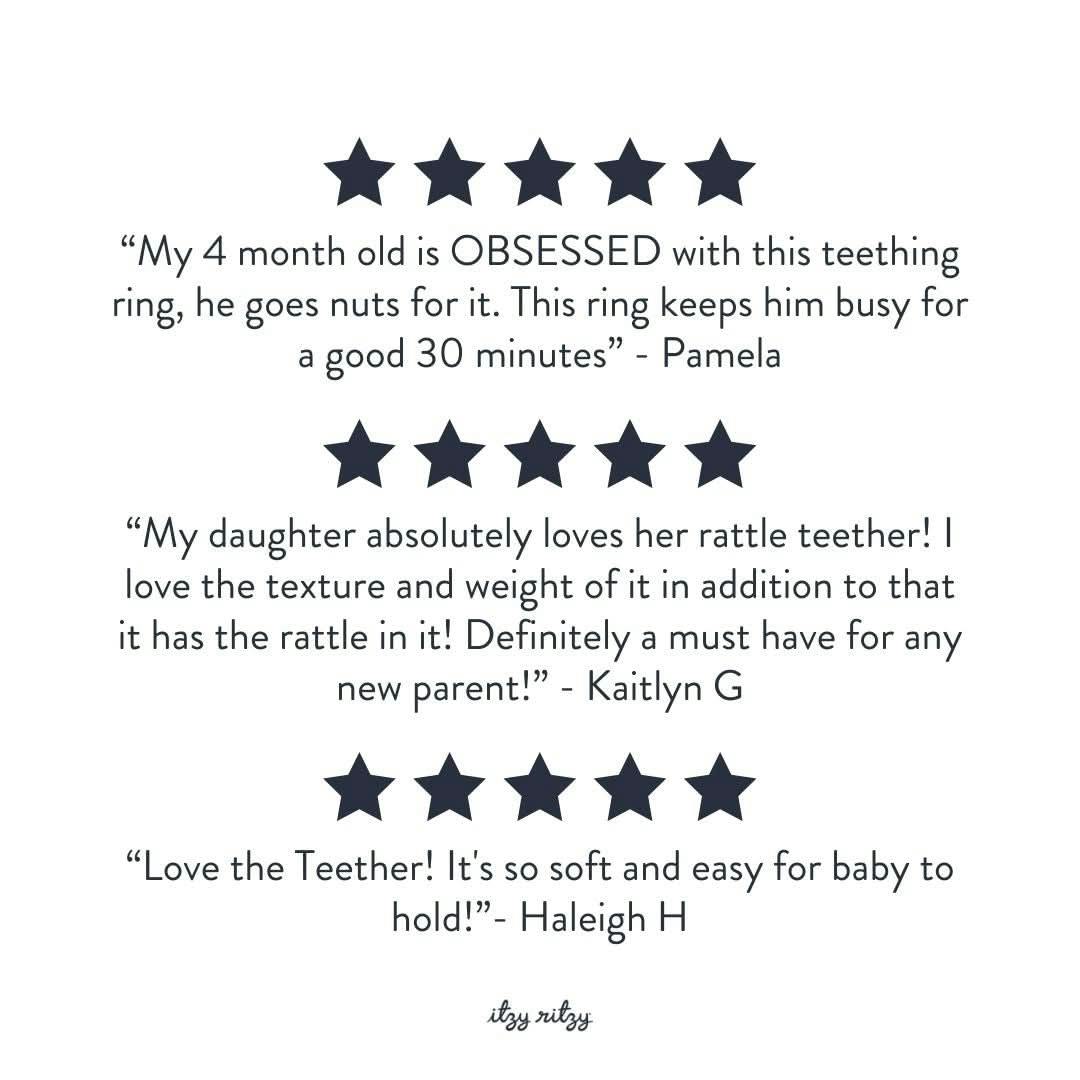 Ritzy Rattle Pal™ Plush Rattle with Teether