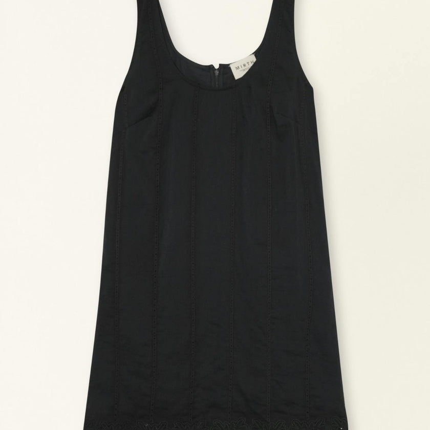 Nador Dress in Black Lotus Eyelet