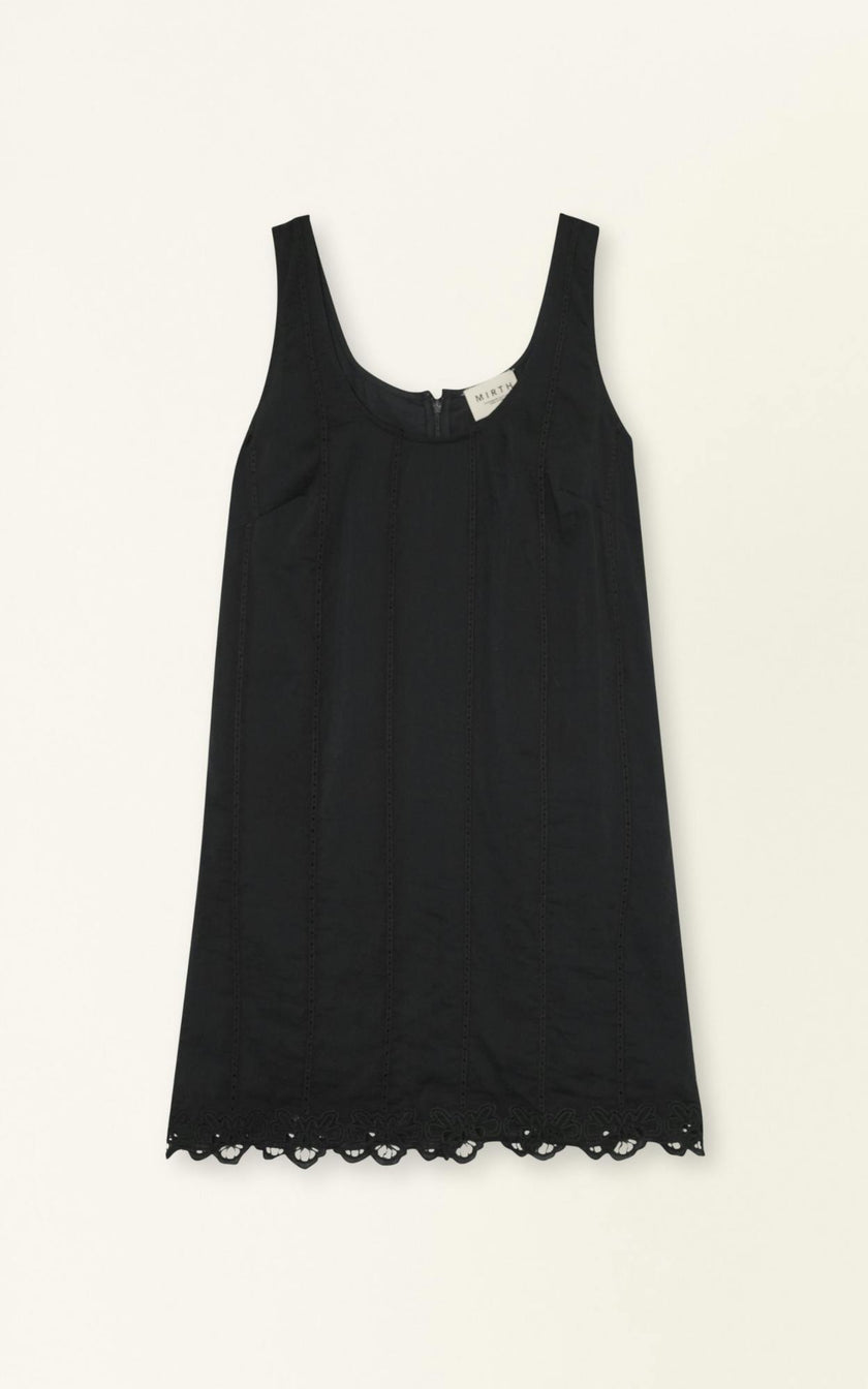 Nador Dress in Black Lotus Eyelet