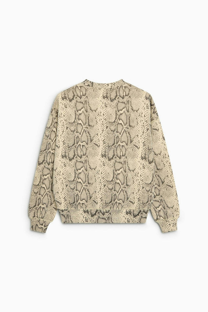 TNS Logo Woman Sweatshirt Snake Print