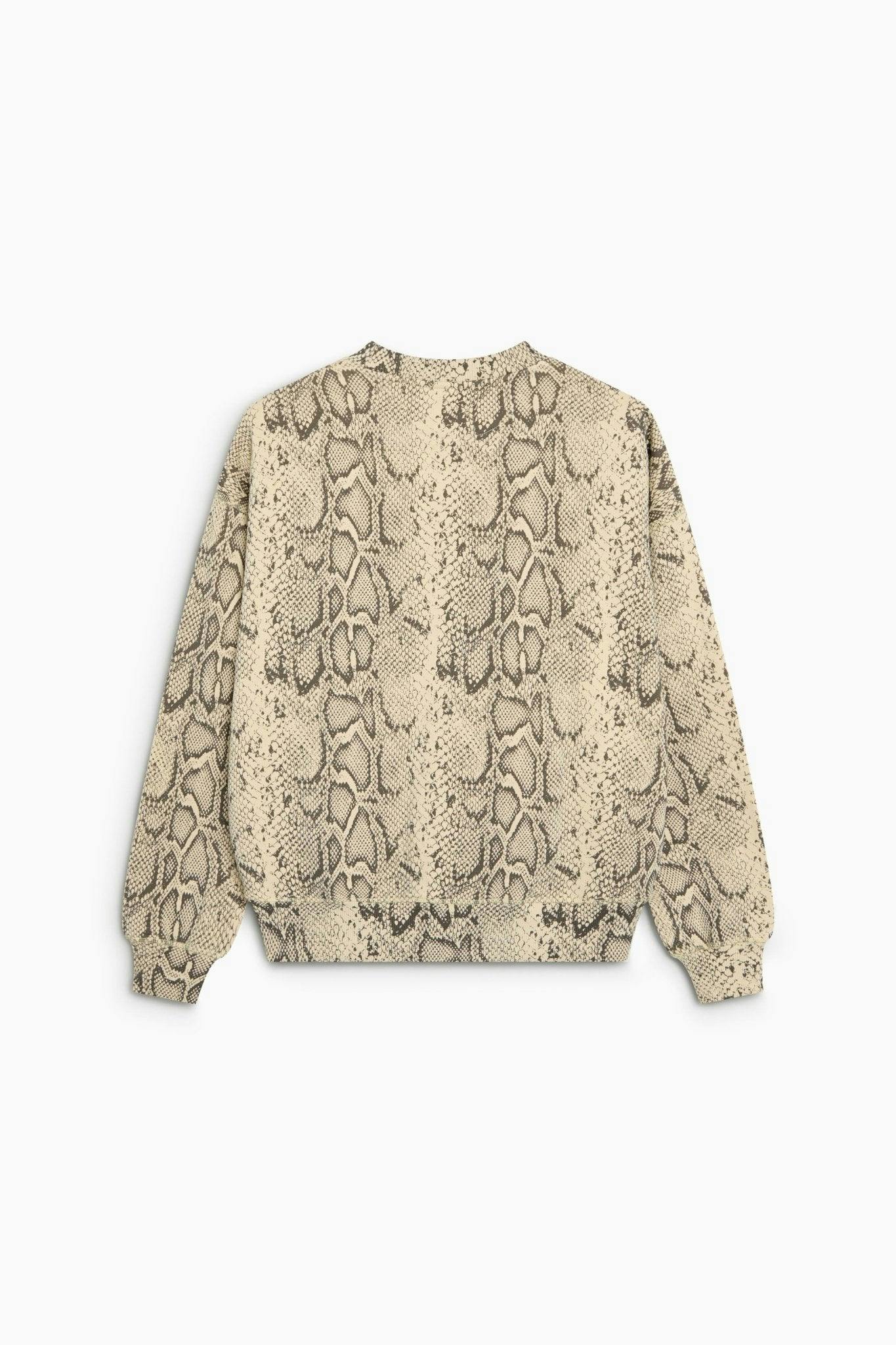 TNS Logo Woman Sweatshirt Snake Print