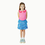 Performance Tennis Skirt in Watercolor Floral