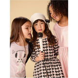 Blouson Sleeve Pocket Dress, Multi