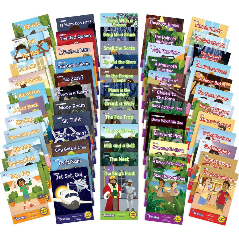 Beanstalk Books: The Beanies Hi-Lo Diversity Decodable - Boxed Set 2