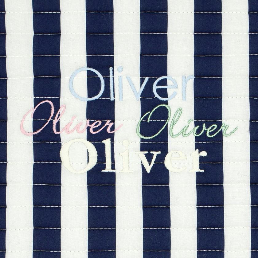 Navy Cabana Stripe Packing Cubes