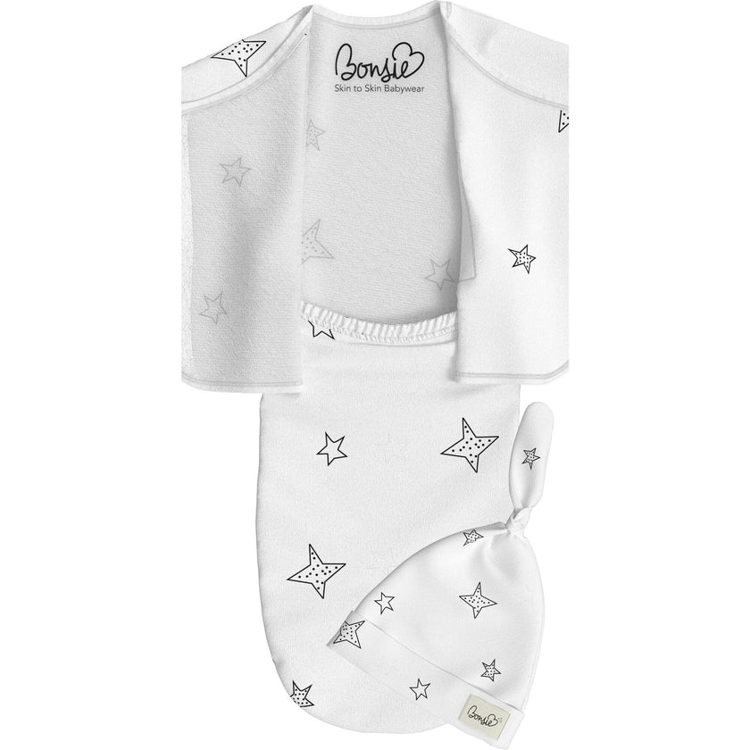 Bonsie Baby Onsie Bag and Hat
