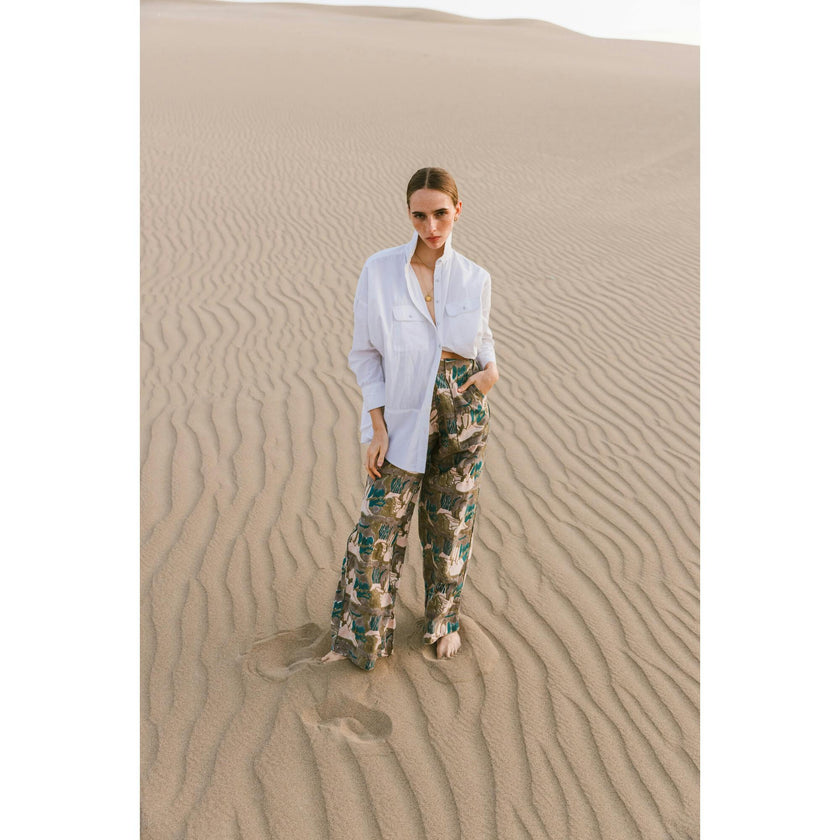 Kyoto Shirt in White Poplin