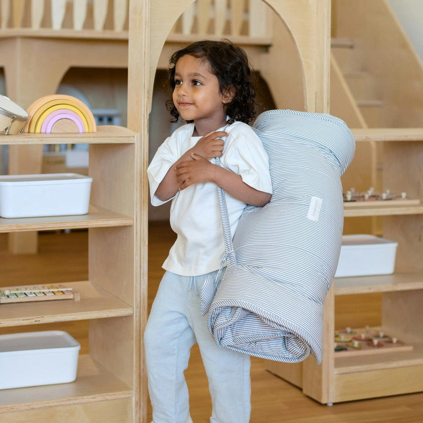 Organic Toddler Nap Roll-N-Rest Mat Set