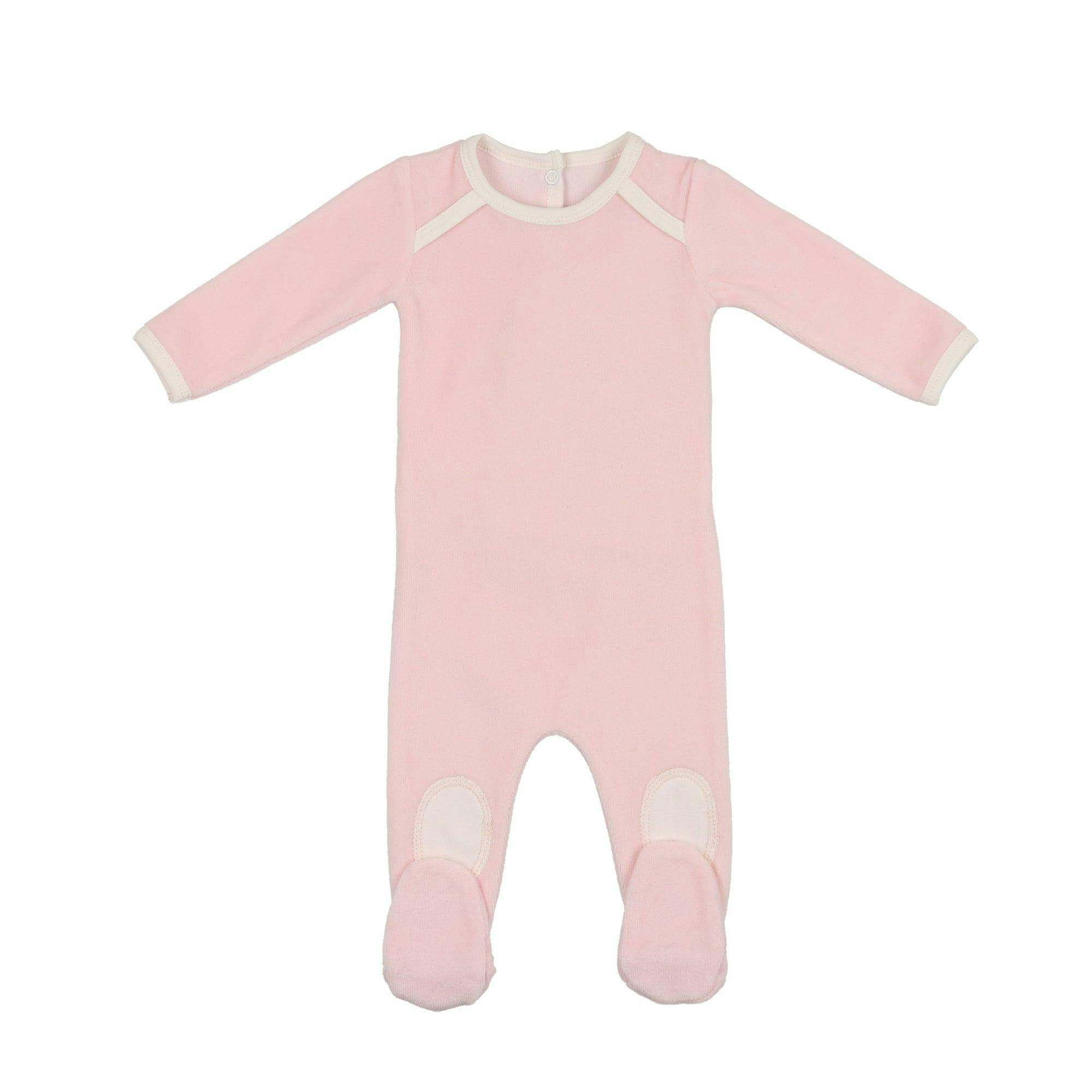 Velour Patch Footie