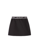 Black Bookish Logoband Sweatskirt