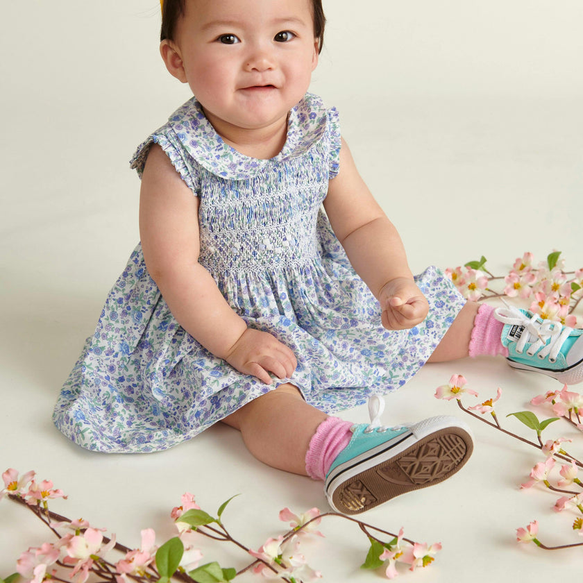 Hand-Smocked Baby Dress Cadence