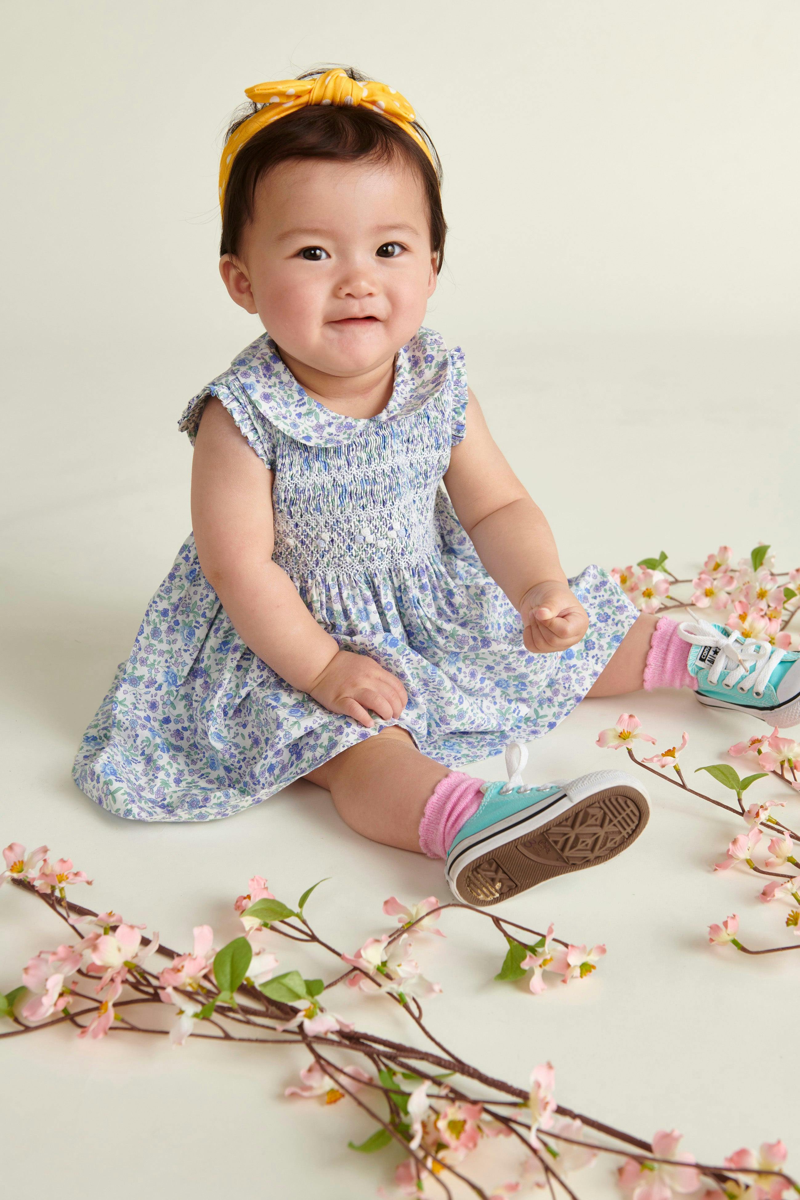 Hand-Smocked Baby Dress Cadence