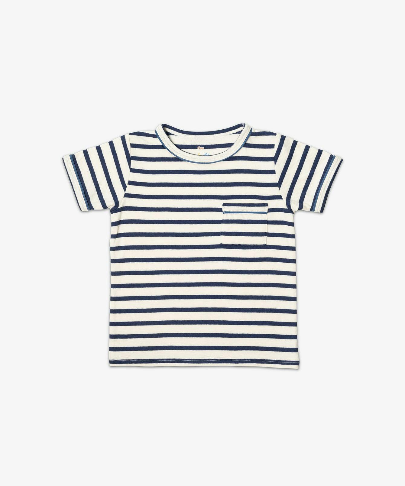 Willie T-Shirt, Navy Stripe