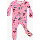 PAW Patrol: Varsity Pink Bamboo Convertible Footie