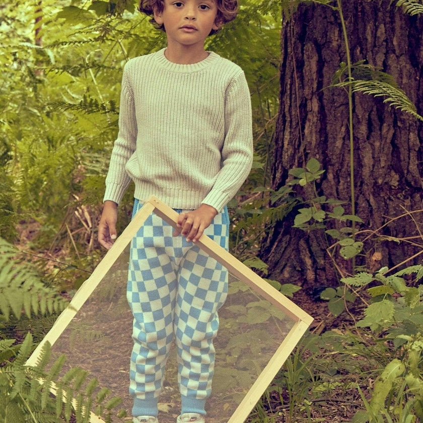 Classic Fisherman Jumper | Chalk