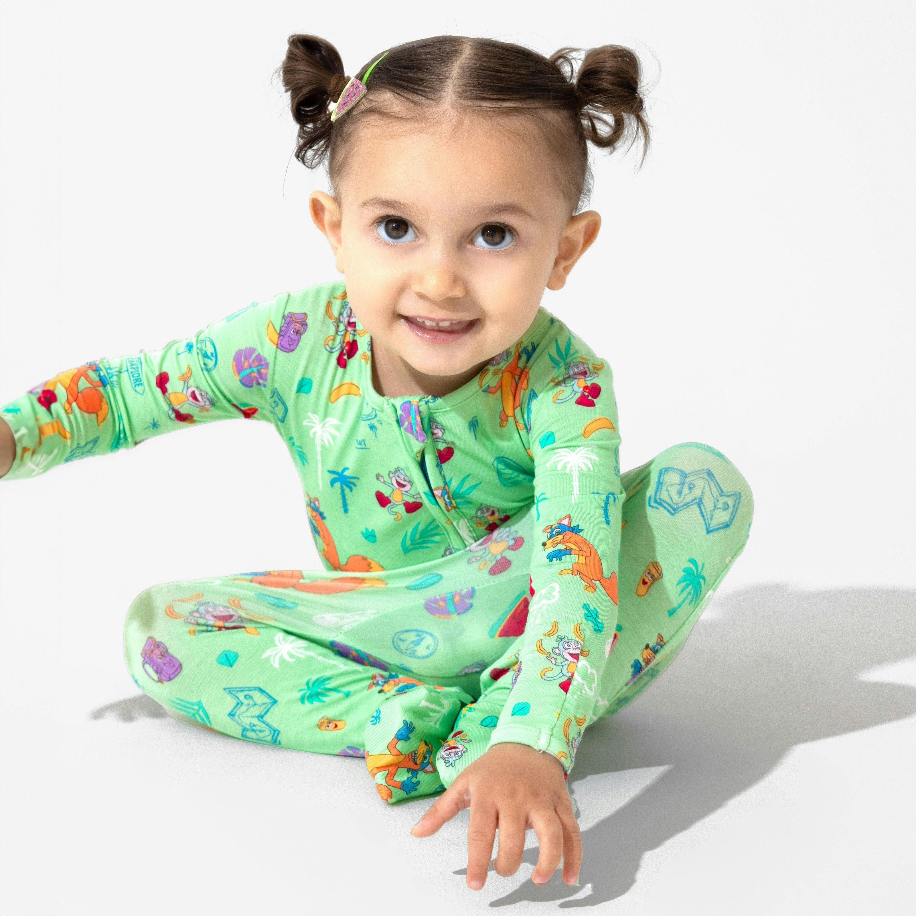 Dora: Boots' Jungle Adventure Bamboo Convertible Footie