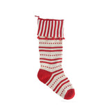 Candy Cuff Dot & Stripe Stocking