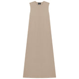 A Line Crew Neck Maxi Jumper Dress