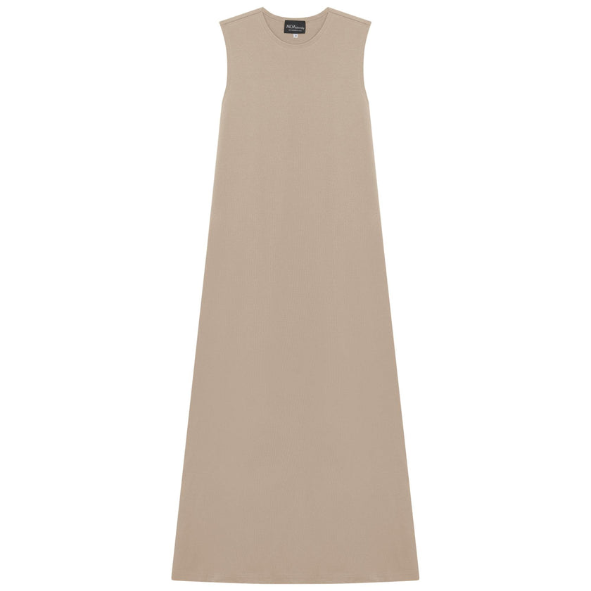 A Line Crew Neck Maxi Jumper Dress