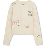 ZADIG & VOLTAIRE Embroidered Soft Cardigan - Off White