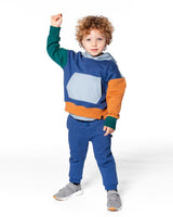 Fleece Sweatpants with Articulated Knees