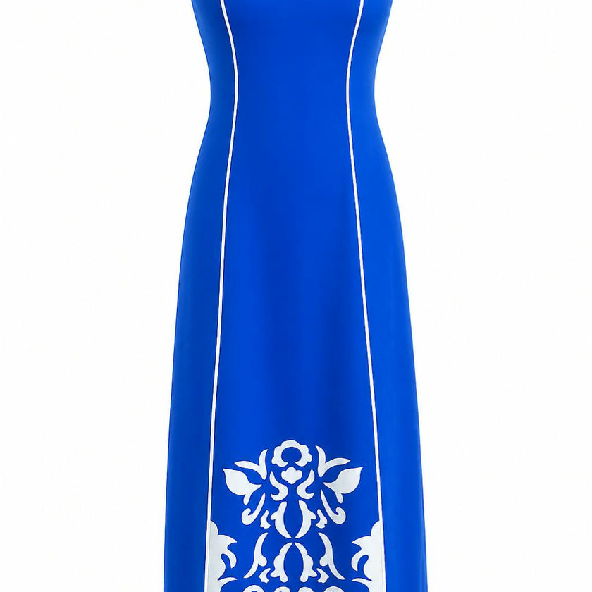 Graham Celeste Blue Midi Dress