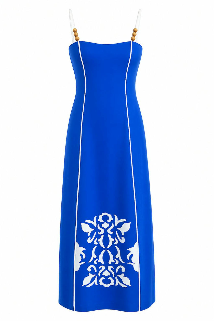 Graham Celeste Blue Midi Dress