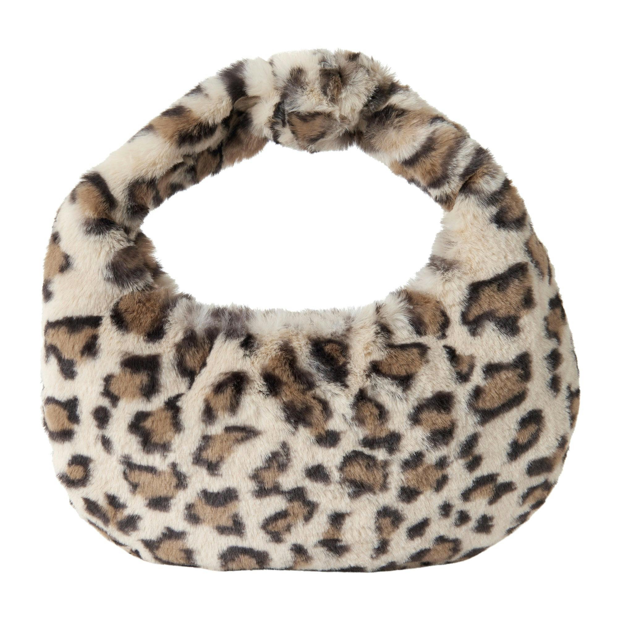 Leopard Faux Fur Bag