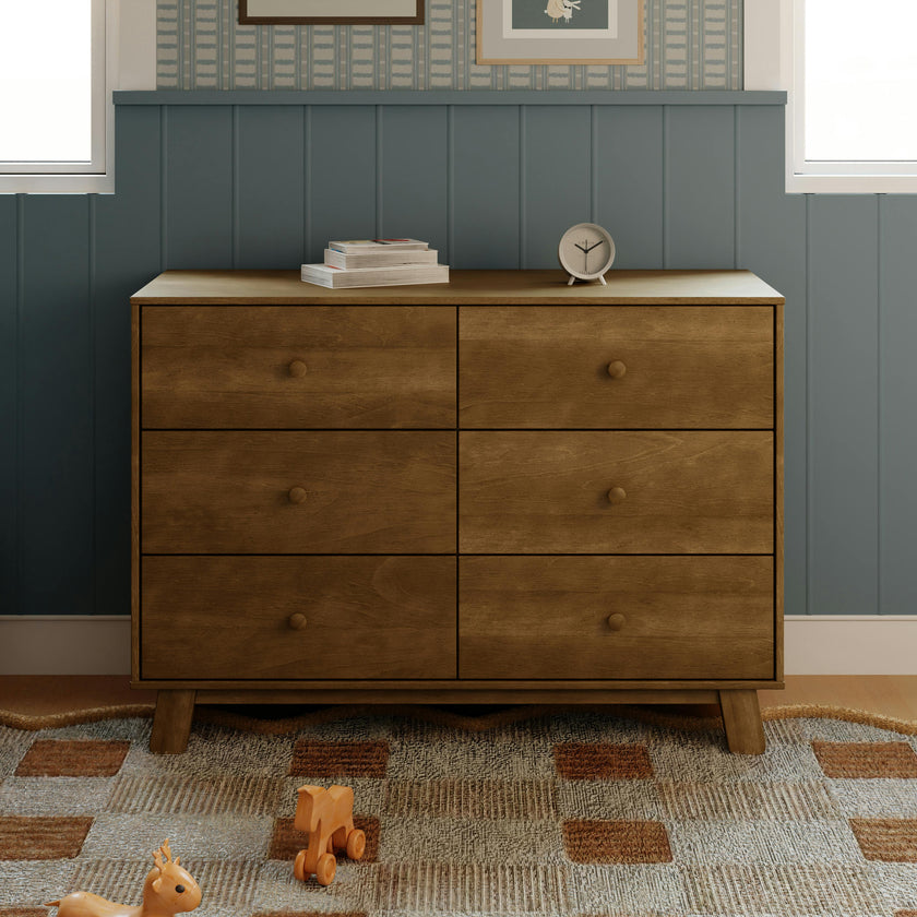 Hudson Modern 6-Drawer Assembled Dresser (48")
