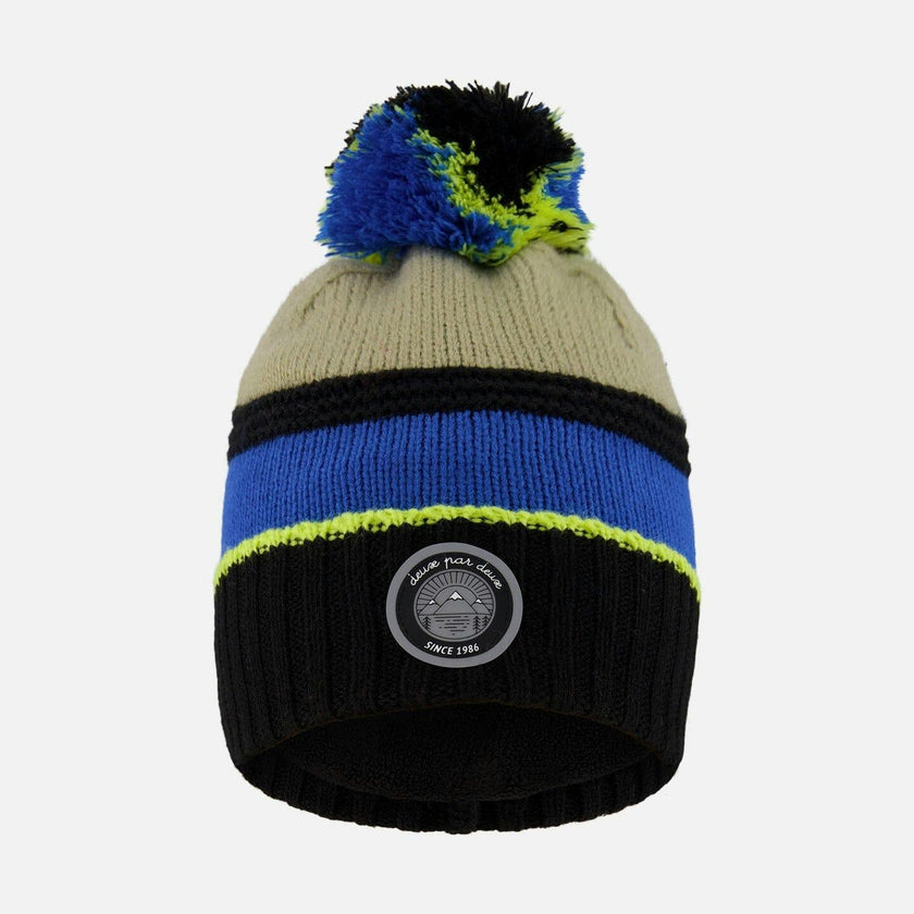 Lined Knit Pompom Hat