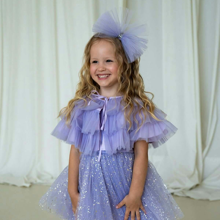 Sparkle Purple Dress Set