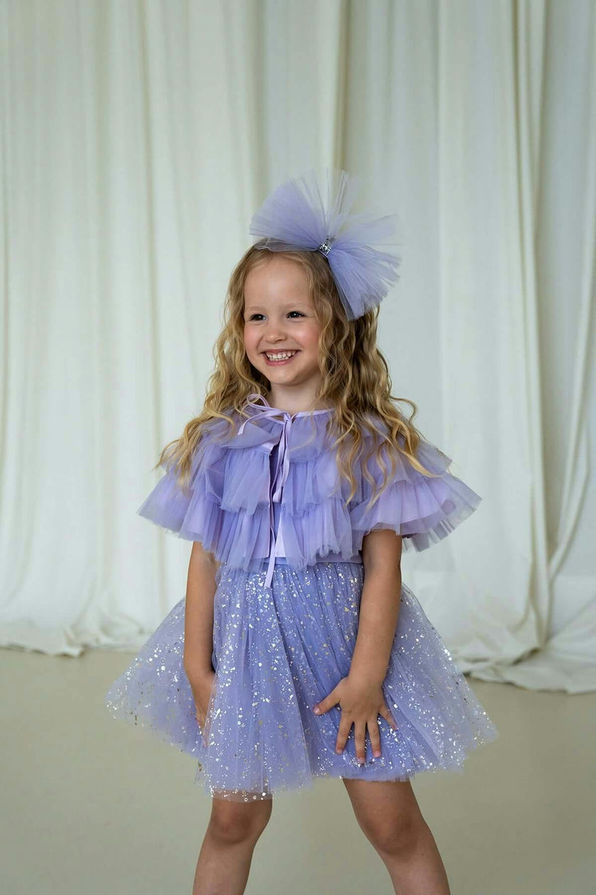 Sparkle Purple Dress Set
