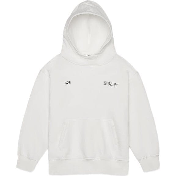 Relaxed Cotton Hoodie With Print
