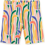 Printed Bike Shorts, Green
