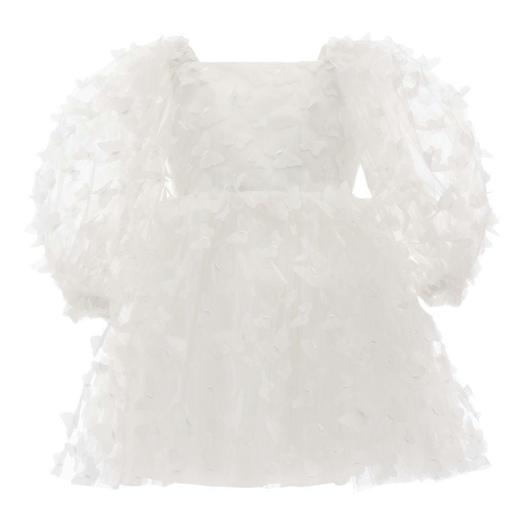 White Bell Mariposa Dress